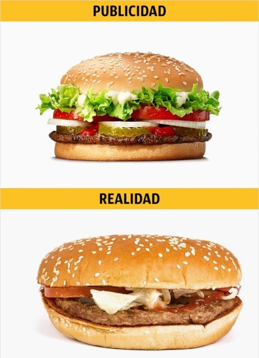 PUBLICIDAD/REALIDAD, Whopper de Bruger King