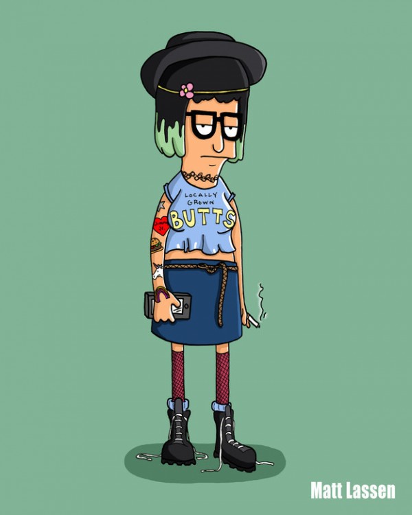 Tina Belcher hipster