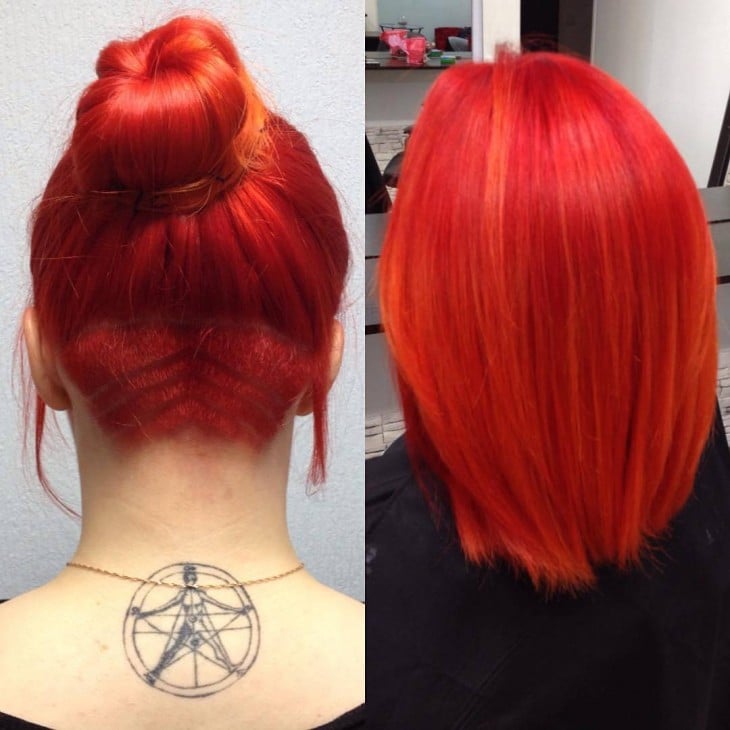 cabello rojo