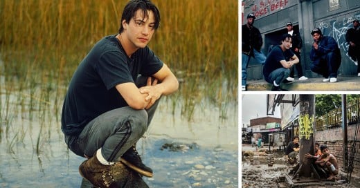 Foto Extraña De Keanu Reeves en un río e Internet lo trollea