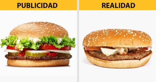 Comida en la publicidad y en la realidad