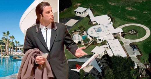 ridículamente lujosa casa de John Travolta