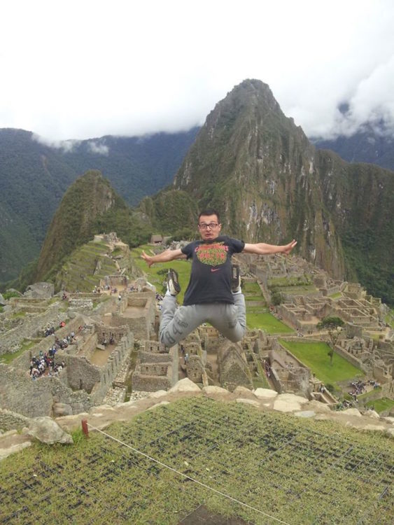 Timotei Rad en Machu Pichu 