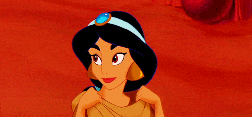 Gif de Jasmine la princesa de la película Aladdin 