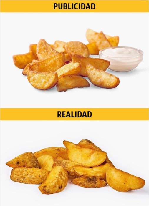 PUBLICIDAD/REALIDAD, unas McPatatas de MC DONALD'S