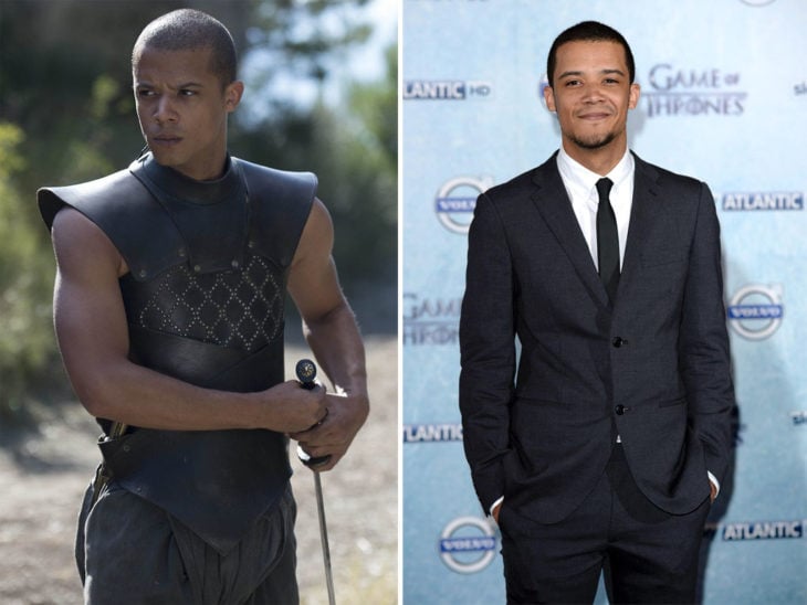 Jacob Anderson en su personaje de Game of Thrones 