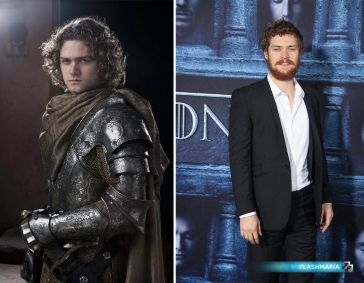 actor inglés Finn Jones en su personaje de Game of Thrones 