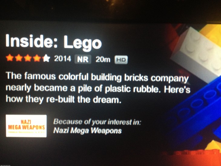 netflix en la película de lego