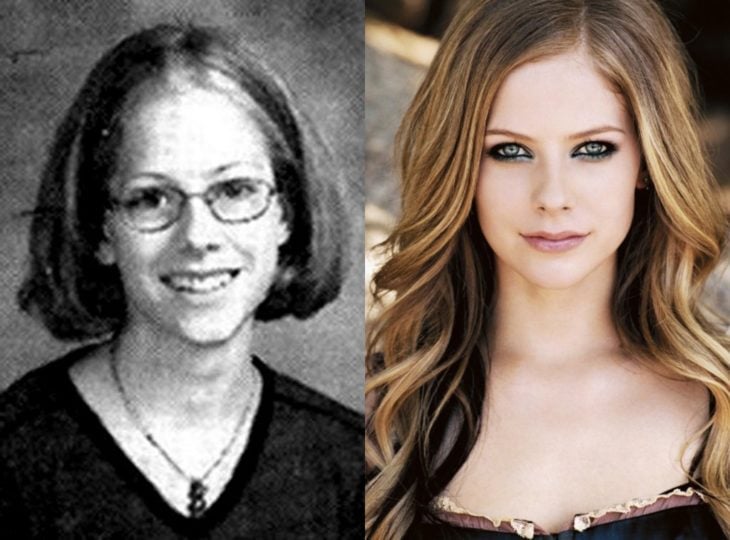 avril lavinge antes y ahora