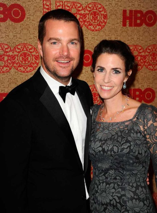 Caroline Fentress y Chris O’Donnell se conocen desde la prepa