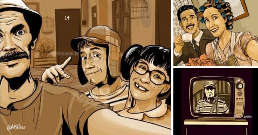 Selfies de los personajes del chavo del 8