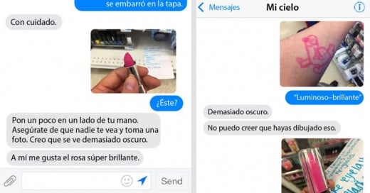 Chica mando a su novio a comprar maquillaje y esto fue lo que paso