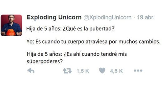 papá tuitea las conversaciones con sus 4 hijas