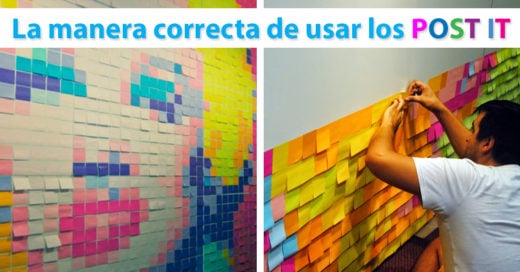 La manera correcta de usar los post it