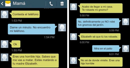 Chica publica las Divertidas Conversaciones con su mamá y Facebook la hizo Viral