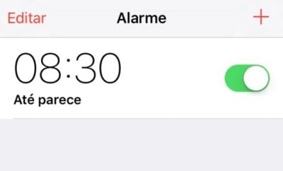 alarma iphone 8:30 am