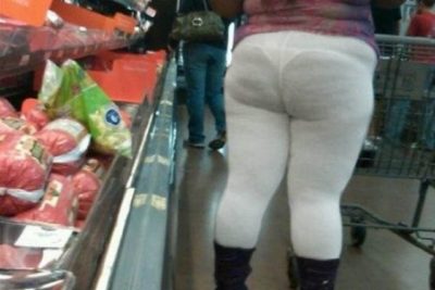 Situaciones embarazosas. Cuando usas leggings como pantalones