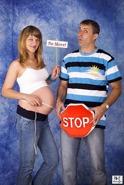 Foto de pareja en embarazo