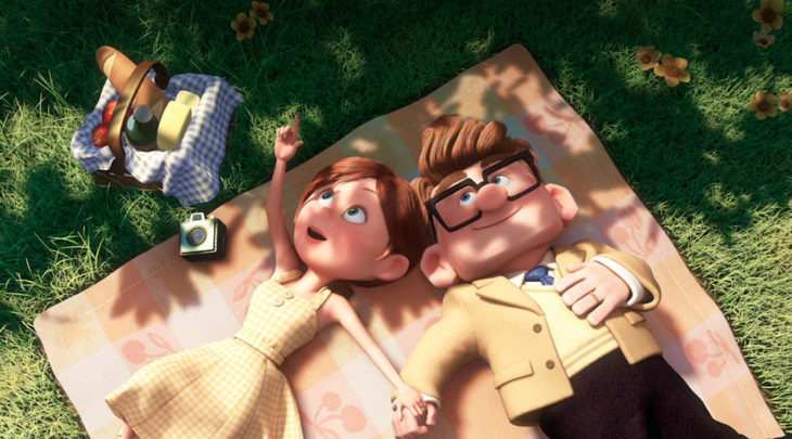 escena de Carl y Ellie en la película Up 
