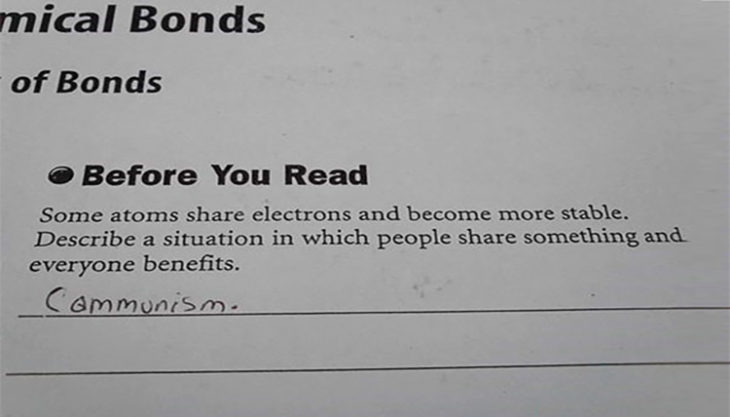 respuesta a la pregunta de un examen de química 