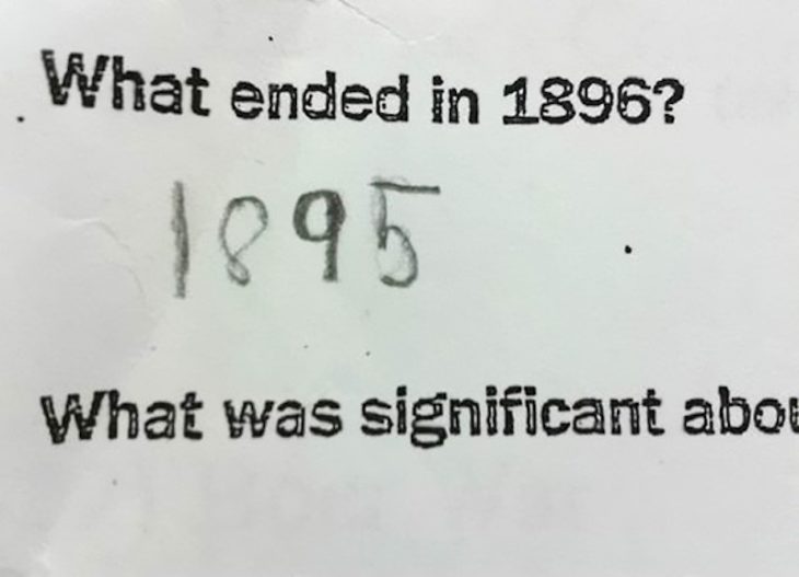 foto de una pregunta de un examen 