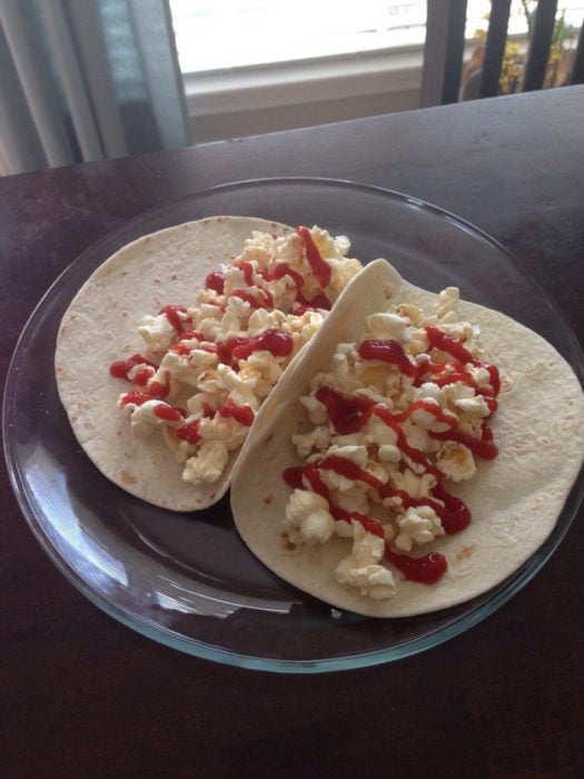 tacos de palomitas