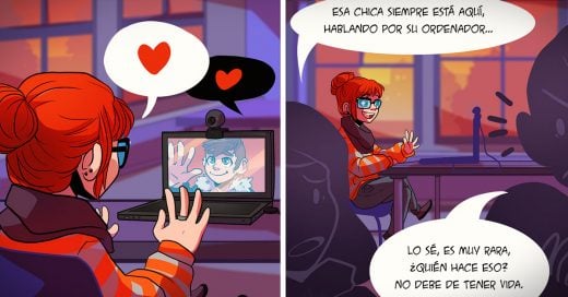 Ilustraciones que muestran como son las relaciones a distancia