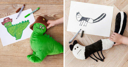 Ikea convirtió los dibujos de los niños en divertidos peluches