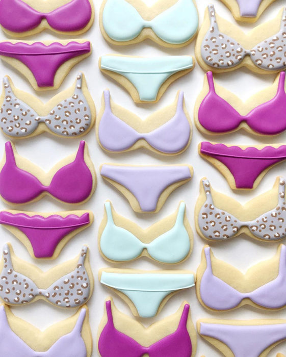 galletas en forma de bikinis 