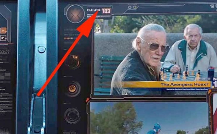 En la película de Los Vengadores aparece el código A113 como un número de archivo