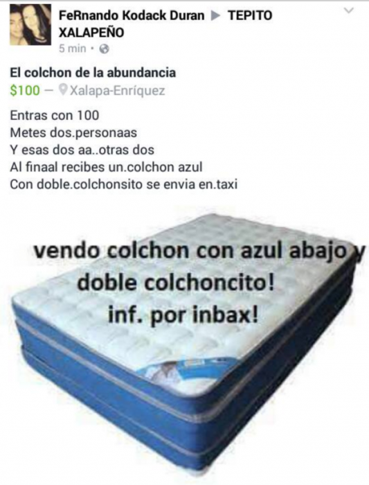 colchon de la abundancia