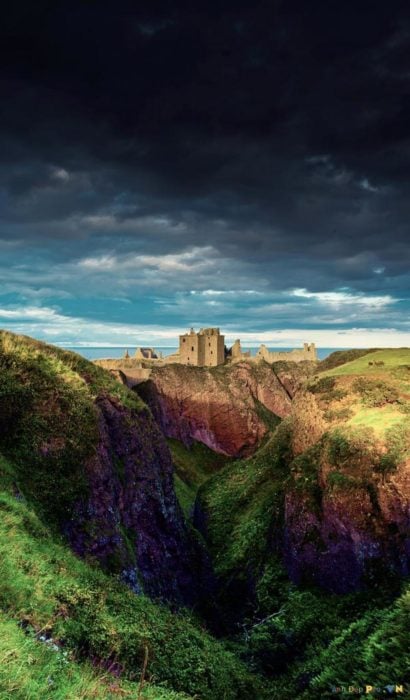 Castillo Dunnottar en el Reino Unido 