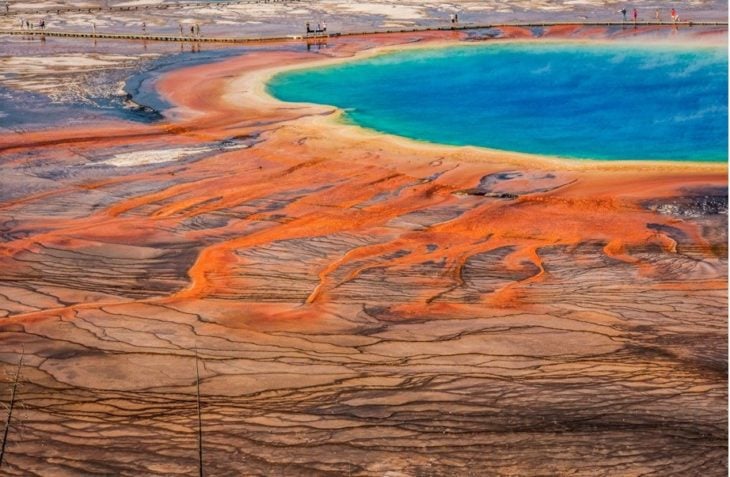 Parque Nacional Yellowstone en Estados Unidos 