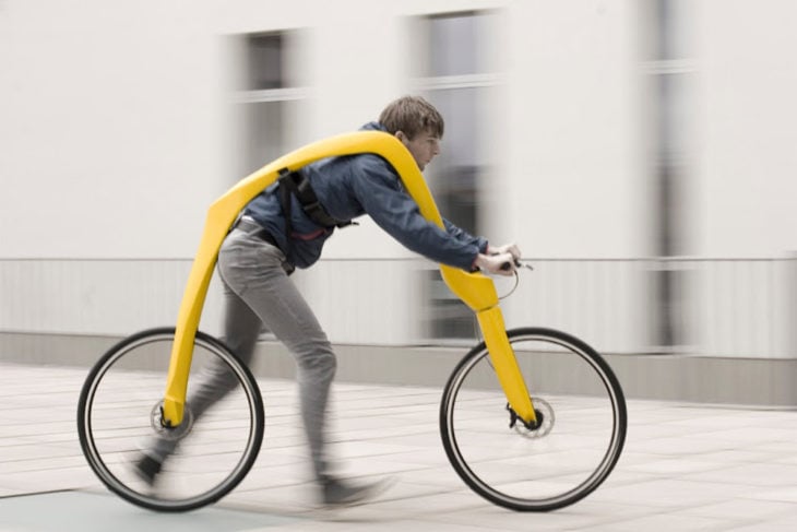 bicicleta que funciona con los pies 