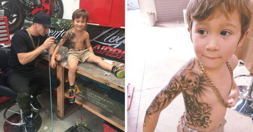 Les hacen tatuajes a niños enfermos para que se recuperen