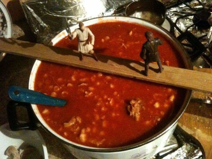 Pozole en una batalla épica