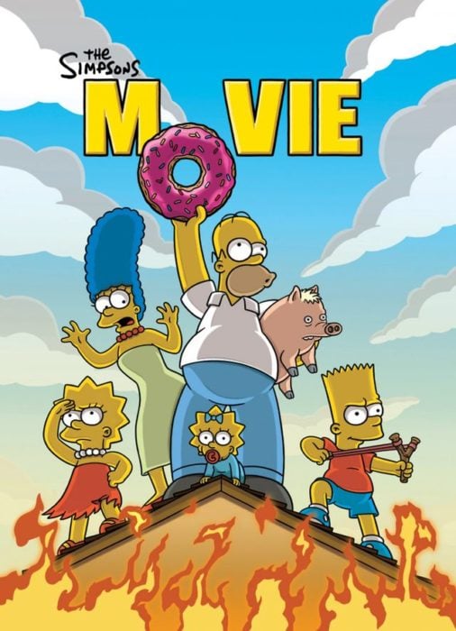 poster de la película de Los Simpson