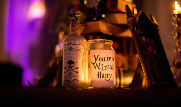 bebidas en la boda al estilo harry potter 