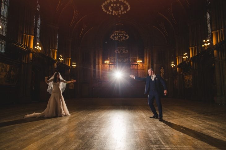 Pareja celebró su boda al estilo Harry Potter 