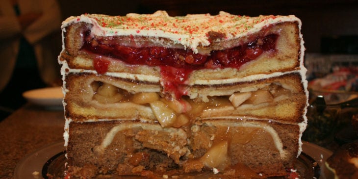 PieCaken la tarta rellena de pastel