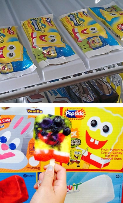 paleta de bob esponja expectativa y realidad