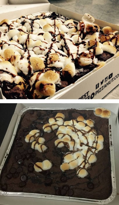 dominos postre expectativa y realidad