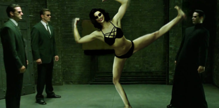 parodia de matrix con bianca bree