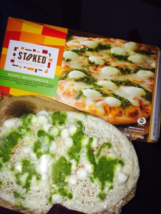 pizza de pesto expectativa y realidad