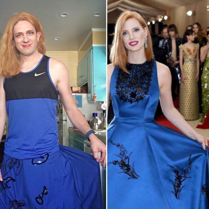 jessica chastain y tom lenk comparación