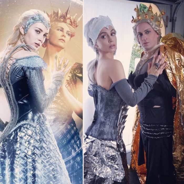 comparación de la película reyna de hielo y tom lenk