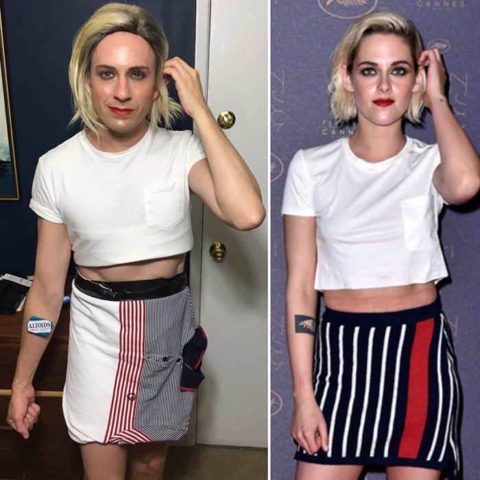 comparación entre kristen stewart y lenk