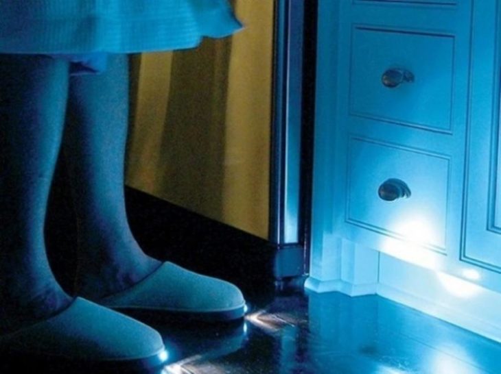 Pantuflas con luz integrada