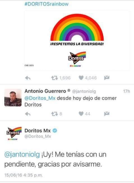 Doritos rainbow, desde hoy dejo de comer Doritos