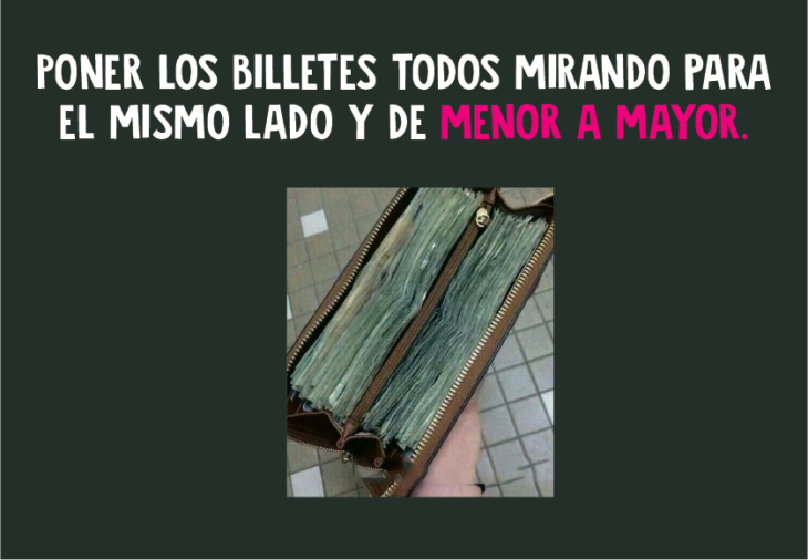 Billetes mismo lado